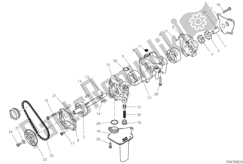 Toutes les pièces pour le La Pompe à Huile du Ducati Superbike Panigale V4 S Thailand 1100 2019